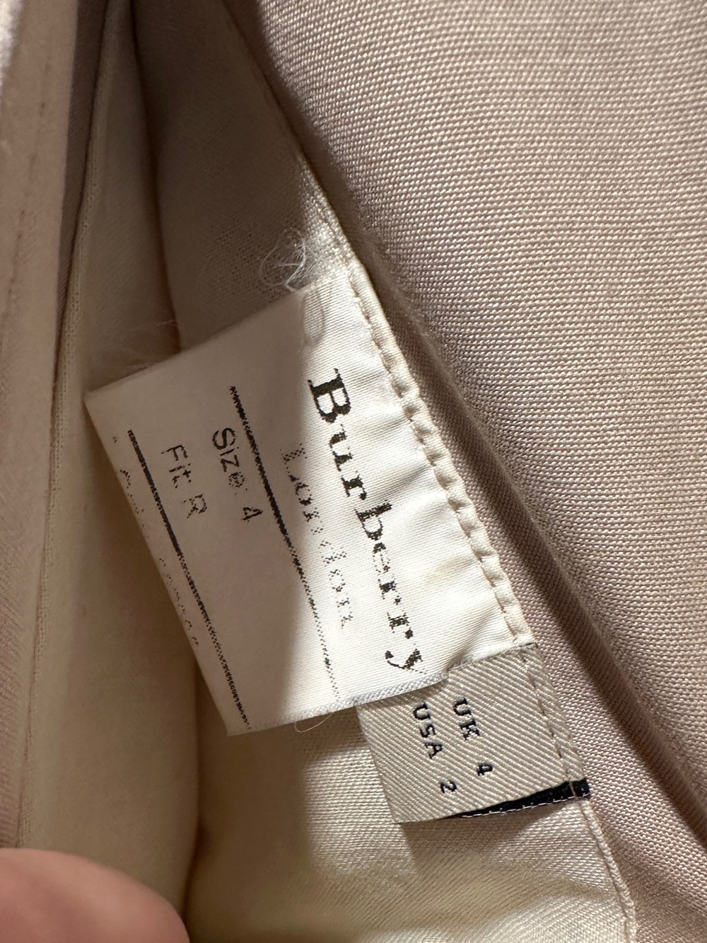 Burberry Kensington Classic Beige Cotton Blend Trench Coat Size 2 - Picture 14 of 16